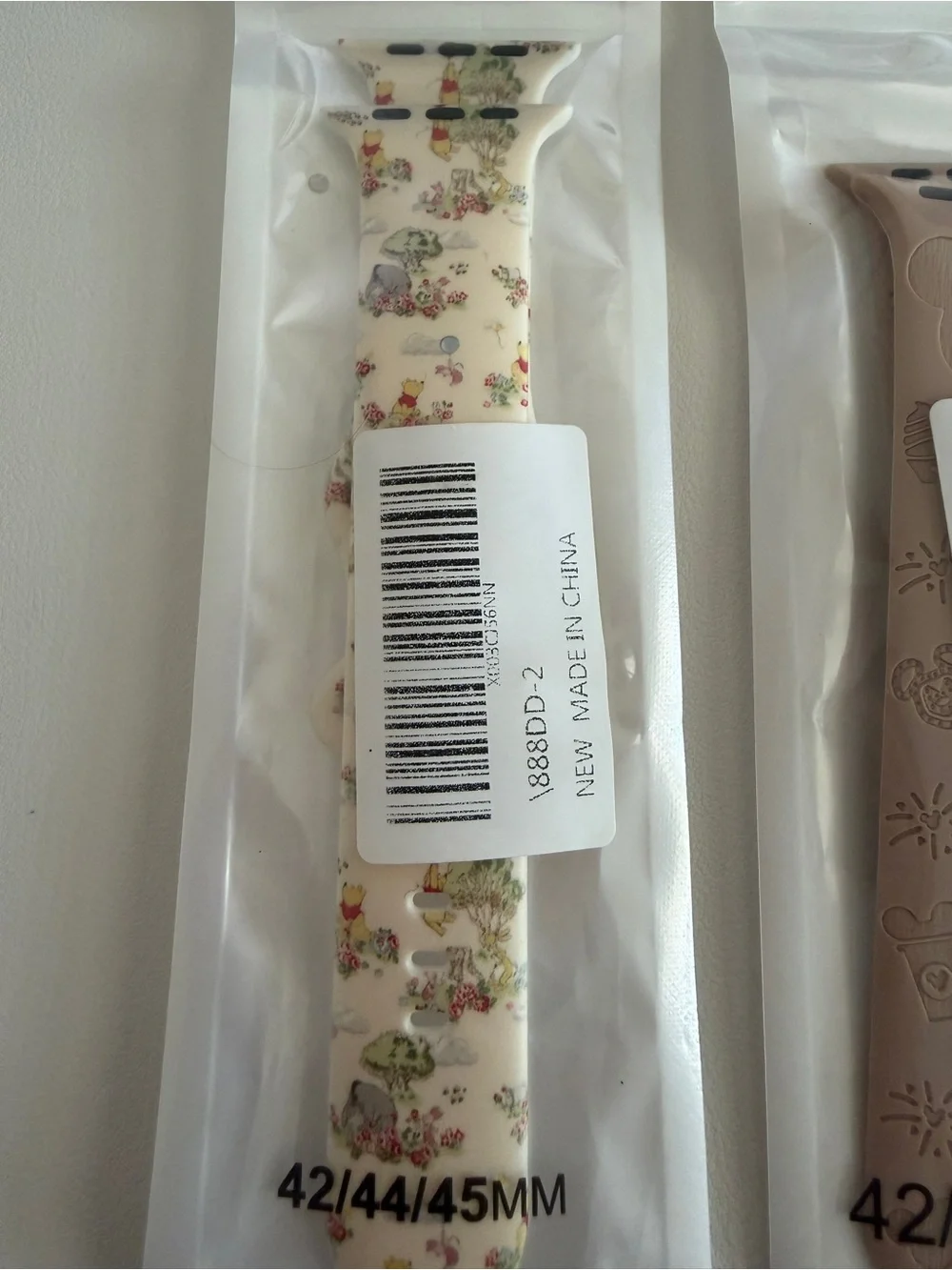 NWT Disney Silicone Apple Watch Bands